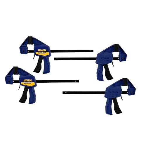 IRWIN QUICK-GRIP 1964758 One-Handed Mini Bar Clamp 4 Pack, 6" thumbnail 4