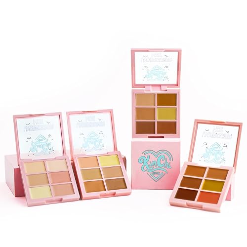 KimChiChic Beauty Undercover Hoe Color Corrector Makeup Palette | Creamy, Long Wearing Color Correcting Concealer, Covers Dark Circles & Blemishes, Cruelty Free, 03 Golden Tan, 0.25oz (7.2g) thumbnail 6