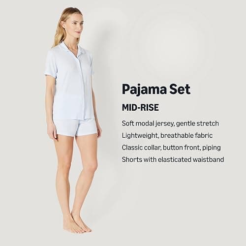 Amazon Essentials x Sofia Grainge Mommy and Me Short Sleeve Pajama Set thumbnail 2