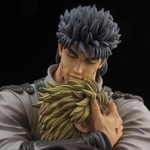 MABAIUDE JJBA Jonathan Joestar Figure Brando Statue, Battle Damage Ver. Anime Figure JJBA Statue Two Heads Changeable, Desktop Decoration Collectible Gifts thumbnail 4