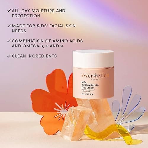 Evereden Kids Face Cream: Melon Juice, 1.7 oz. | Face Lotion | Clean and Non-Toxic Face Moisturizer | Multi-Vitamin Skin Care for Kids thumbnail 2