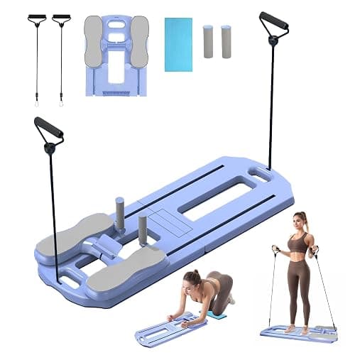 Pilates Reformer Machine,Pilates Board for Home Workout,Mini Pilates Reformer Set，Pilates Equipment Flo Pilates Reformers for Women - Image 1