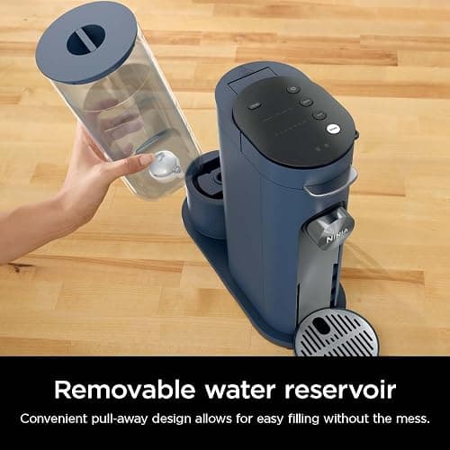 Ninja Pods & Grounds Single-Serve Coffee Maker, K-Cup Pod Compatible, 56-oz. Reservoir, 6-oz. Cup to 24-oz. Travel Mug Brew Sizes, Iced Coffee Maker, Navy, PB041NV thumbnail 6