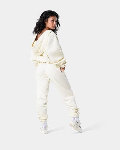 Kamo Fitness CozyTec High-Waisted Sweatpants for Women Baggy: Comfy Lounge Pants with Pockets Crafted from Soft Thick Fleece thumbnail 5