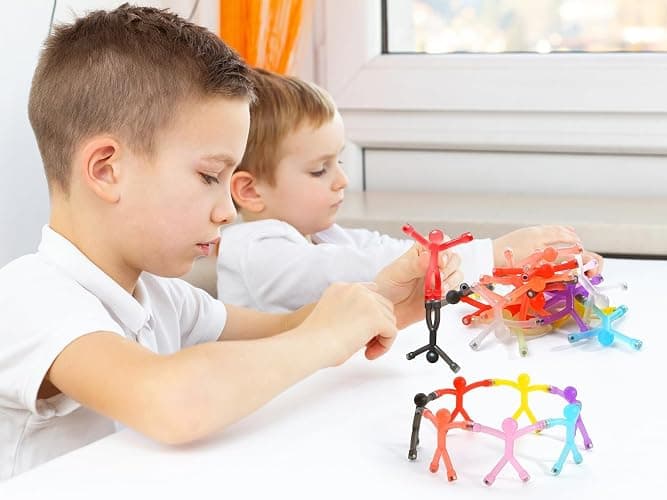BlissfulTie 30 Pcs Magnetic-Toys-Men-People, Magnets for Kids Travel Toys, Magnetic Men Kids Toy, for Refrigerator Magnets, Office, Whiteboard, Birthday Gift for Kid thumbnail 2