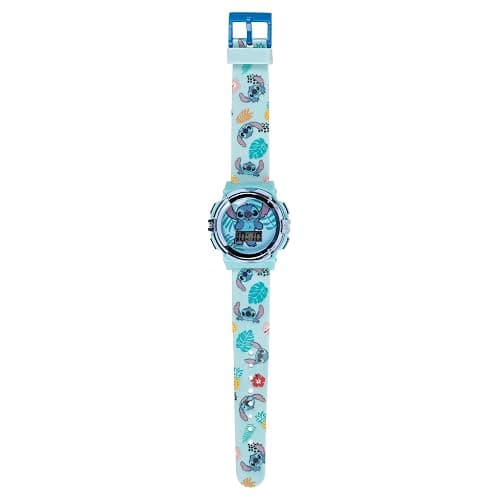 Disney Stitch Kids LCD Watch – Flashing Light-Up Dial, Digital Time Display, Adjustable Strap, Fun Character Design, Perfectfor Boys & Girls – Fits Wrists 5.5” to 8” thumbnail 6