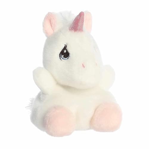 Aurora® Adorable Precious Moments™ Sparkle Unicorn Palm Pals™ Stuffed Animal - Heartwarming Toy for Comforting Children - for Sentimental Gifts, Birthdays, and Adults - White 5 Inches thumbnail 2