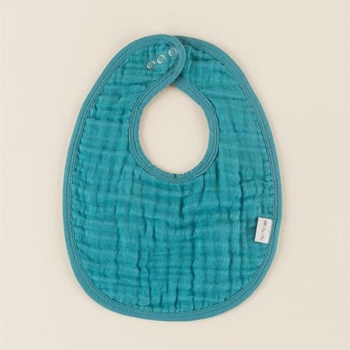 Itzy Ritzy Set of 3 Baby Bibs - Ultra-Soft Adjustable Infant & Toddler Bibs Made of Triple-Layer Cotton Muslin, Ideal for Drooling, Teething, & Eating - 3 Stylish, Coordinating Prints (Cow Print) - Cow Print thumbnail 10