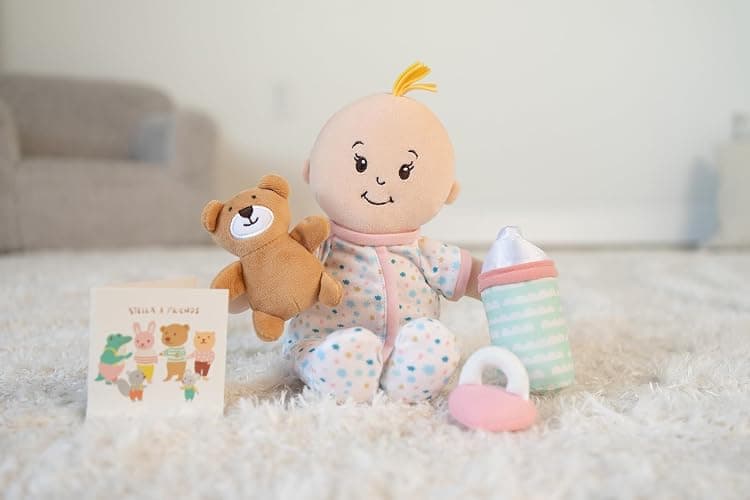 Manhattan Toy Wee Baby Stella Sleepy Time Scents Soft Doll Set, 12",Peach thumbnail 2