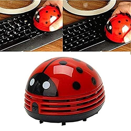 zswell Ladybug Cartoon Mini Vacuum Cleaner Dust Sweeper Cordless Corner Desktop Vacuum Cleaner Mini Cute Home Office thumbnail 8