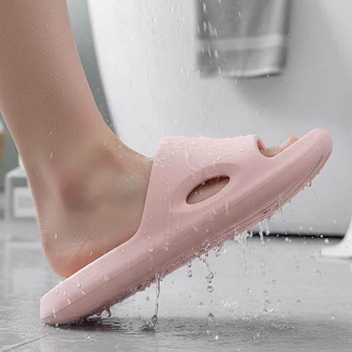 Kattmas Shower Shoes Quick-Dry Non-Slip Bathroom Slippers for Men & Women,Quick-Dry Non-Slip, Home Slides Dorms, Gym, Pool, Spa, Camping, Beach thumbnail 3