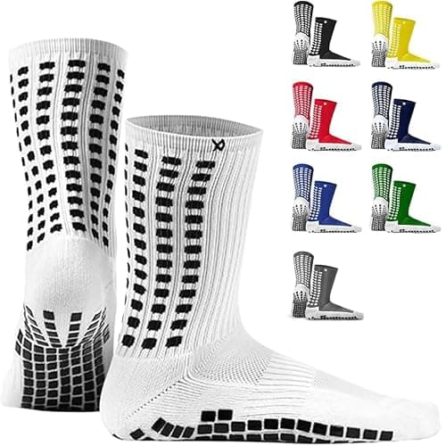 Lux Dual Grip Socks - Soccer Grip Socks for Men and Women. GripArray Performance & Comfort - Image 1