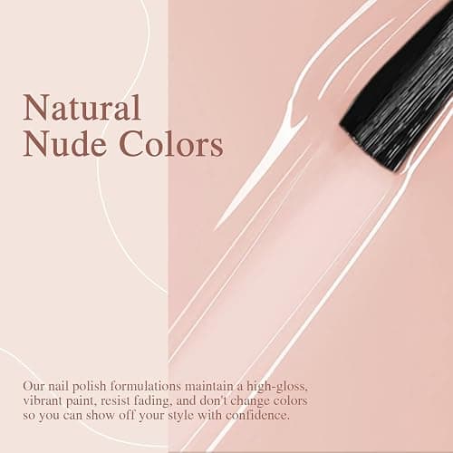 SHOYUM Milky Nude Rose Gel Nail Polish LED UV Gel Soak Off Clear Nude Pink French Manicure Jelly Nail Gel Polish Varnish Curing Requires 1pcs 15ml for Home Salon Nail Art DIY (XY37, SY05, XY56) thumbnail 6