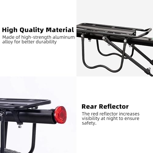 ROCKBROS Rear Bike Rack Quick Release Bike Cargo Rack Luggage Bike Rack Rear Mountain Bike Rack thumbnail 4