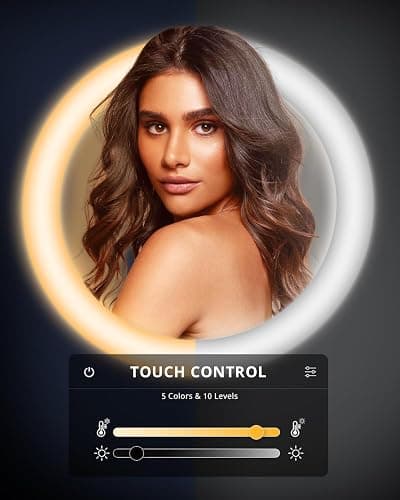 UBeesize 12'' Selfie Ring Light with 62’’ Tripod Stand for Video Recording, Live Streaming(YouTube, Instagram, TIK Tok), Compatible with Phones, Cameras and Webcams thumbnail 4