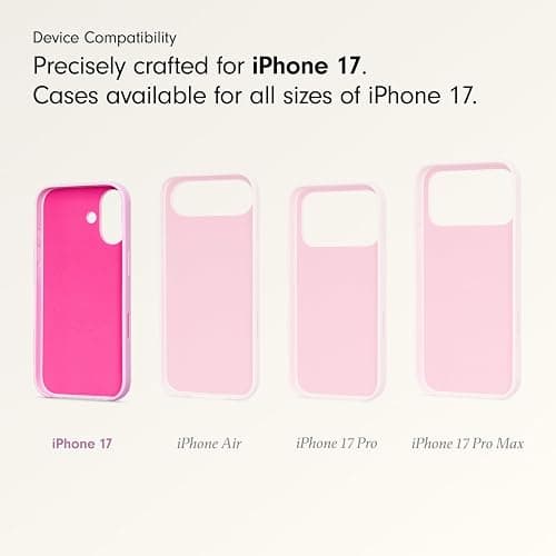 Beats iPhone 17 Case with MagSafe & Camera Control, Matte Finish, Microfibre Lining – Pebble Pink thumbnail 3