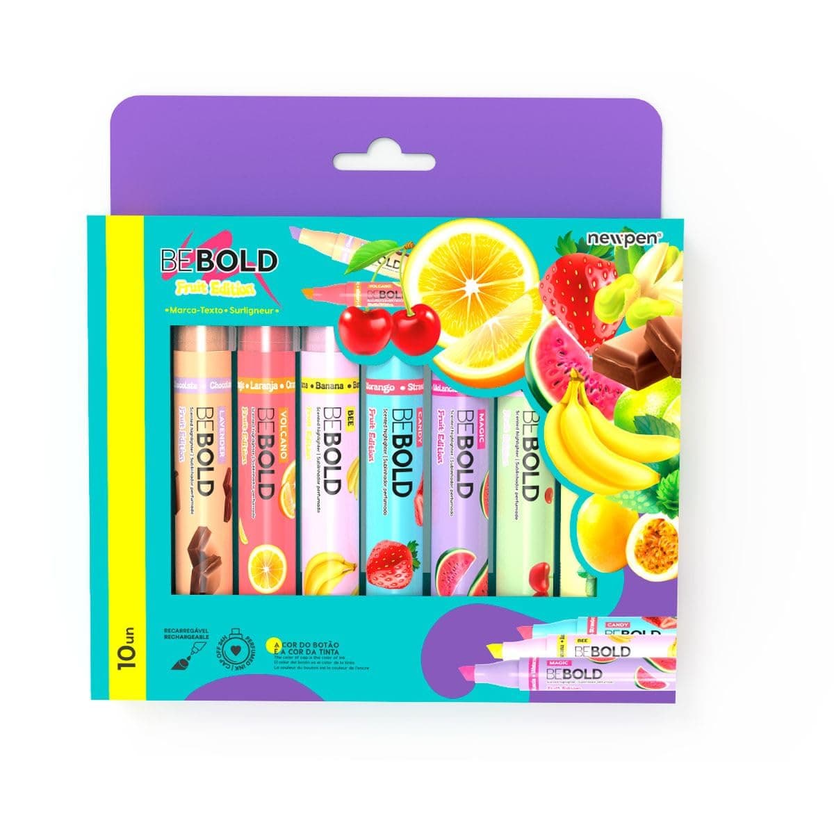 Marca texto BEBOLD fruit Edition Sortido, Caixa com 10unidades thumbnail 14
