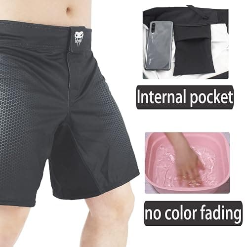 SOTF Boxing Shorts for Men Training Fight Shorts Men MMA BJJ Shorts No Gi thumbnail 5