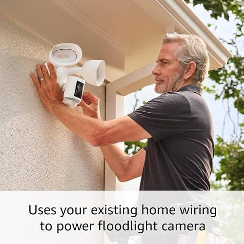 Ring Floodlight Cam Wired Pro with Ring Battery Doorbell thumbnail 7