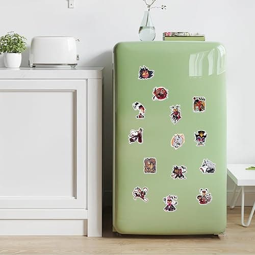Pounchi Boss Cartoon Stickers (200 Pcs) Cool Cartoon PVC Sticker, Gifts for Laptop Water Bottle Skateboard Party Supplies Decorations Teens Kids thumbnail 6