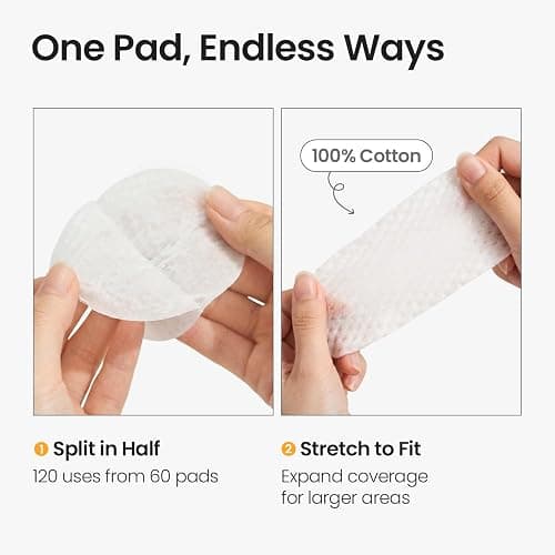 SKINFOOD Carrot Carotene Toner Pads, Hydrating & Soothing, Cotton Facial Toner Pads for Sensitive Skin, Korean Skincare for Face, Quick Calming, After Sun & Heat Care, 60 Pads thumbnail 8