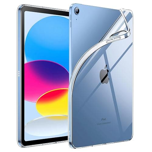 JETech Case for iPad (A16) 11th/10th Generation (2025/2022), Soft TPU Transparent Slim Shockproof Tablet Cover (Clear) - Image 1