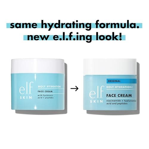 e.l.f. SKIN Holy Hydration! Face Cream, Moisturizer For Nourishing & Plumping Skin, Infused With Hyaluronic Acid, Vegan & Cruelty-Free, 1.76 Oz thumbnail 4