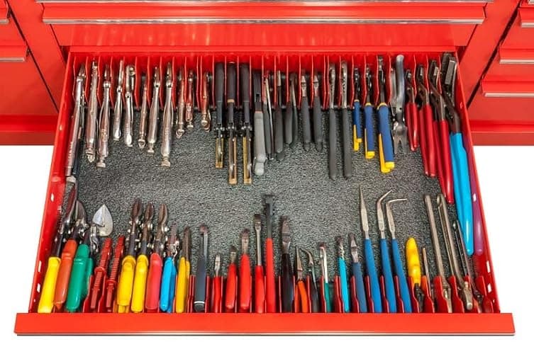 Ernst Manufacturing Plier Pro Premium No-Slip Plier Organizer, Holds 10-Tools of Any Size, Rubber Base Keeps Tools in Place - Made in USA thumbnail 5