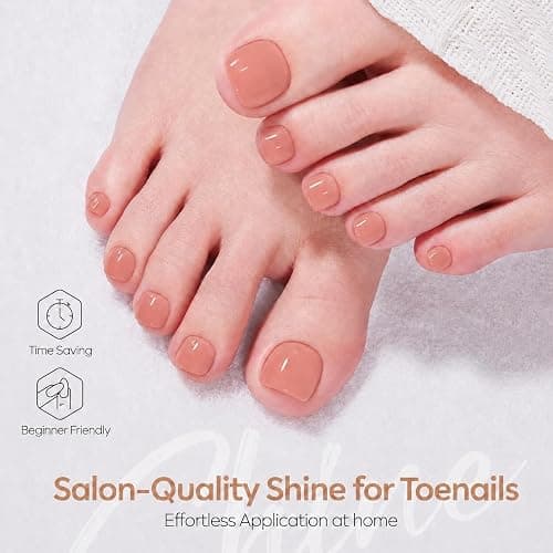 modelones Nail Strengthener and Growth Nail Hardener Nude Fall Nail Polish | Extra Strong and Growth Nail Repair Damaged Nails Strengthening Polish Ridge Filler for Nails & Toenails 15ML thumbnail 4