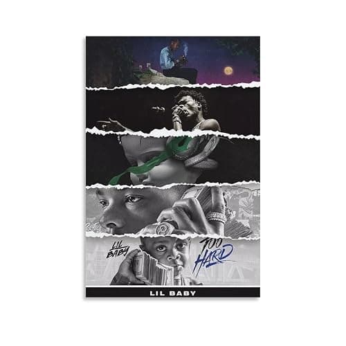Lil Baby 2 Canvas Poster Bedroom Decoration Landscape Office Valentine's Birthday Gift Unframe-style12x18inch(30x45cm) - Image 1