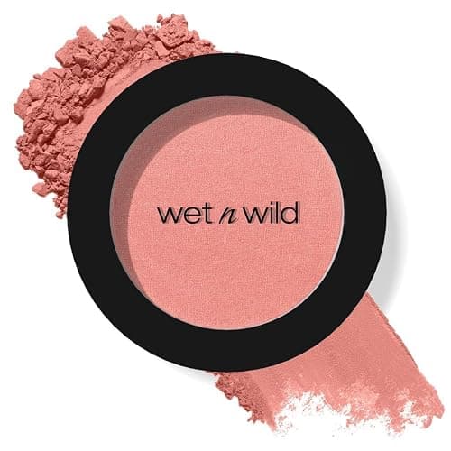 wet n wild Color Icon Blush, Effortless Matte Natural Sheer Glow & Seamless Blend, Luxuriously Infused Smooth Jojoba Oil, Cruelty-Free & Vegan - Pinch Me Pink - Image 1