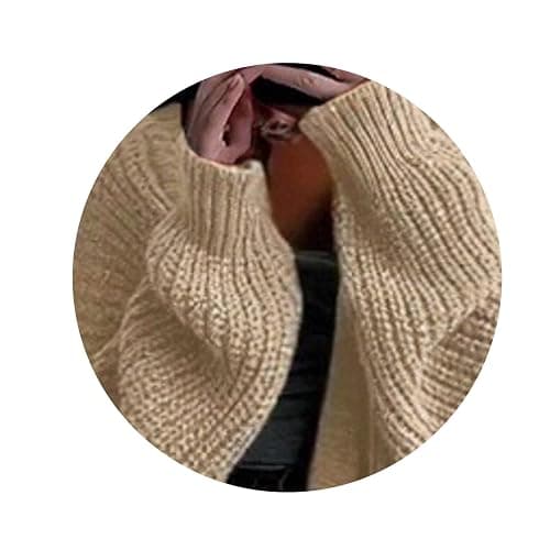 ZWRXW Womens Long Cardigan Sweaters Chunky Cable Knitted Open Front Cardigans Oversized Fall Winter Sweater Coat Outwear thumbnail 3
