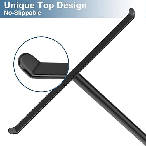 Towel Rack T-Shape Hand Holder for Bathroom,Headband and Lightweight Bathroom Racks,Kitchen Black Holder,Stainless Steel Waterproof Counter Organizer thumbnail 4
