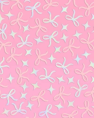xo, Fetti Bow Confetti - 200 pc | Bachelorette Party Pink and Iridescent, Engagement Party Decoration, Tying the Knot Table Decor, Bride To Be Coquette Ribbon Bridal Shower Supplies thumbnail 6