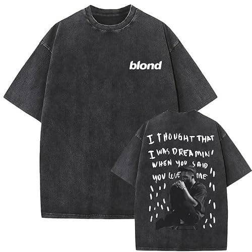 Rapper Franks Cotton Tshirt Blonds Graphic T-Shirts Men Women Ocean T Shirt MenWomen Fashion Tees - Style12 - Small - Image 1