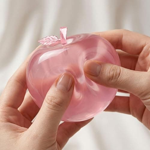 Stress Apple Squishy Balls,Maltose Filled Squeeze Toys for Sensory Play，Sensory Fidget Toys for Adults (Pink) thumbnail 4