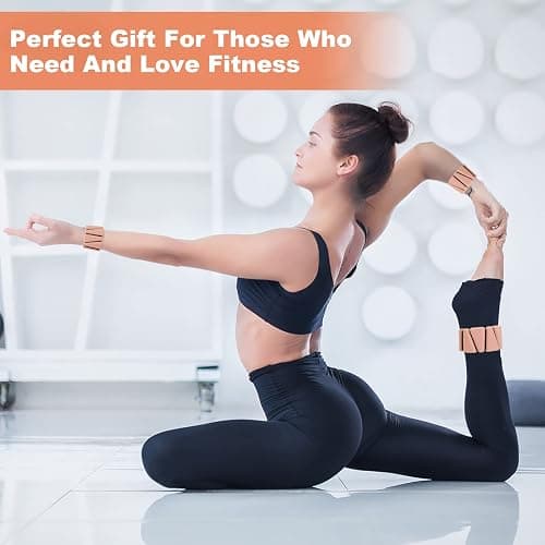 Wrist Weights Set of 2, Adjustable Silicone Workout Weights for Women and Men, Wearable Ankle/Wrist Weights Suitable for Yoga, Dance, Pilates, Pool Exercises and Jogging, 2lb thumbnail 7
