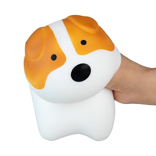 ORB Easy Sqweezy Snugglies Jumbo Squishy Dog - Stretch, Squeeze, Snuggle This Big, Fun, Slow Rising and Extra Soft Toy Pet Dog for Stress Relief - Stretchy and Squishy Fidget Toy for Kids and Adults thumbnail 2