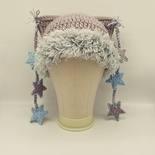 Beanies Cat Beanie Y2k Beanie Goth Knit Hat Grunge Crochet Hats for Women y2k Accessories thumbnail 5