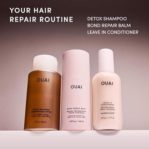 OUAI Detox Shampoo - Clarifying Shampoo for Build Up & Hard Water (16 oz) | Apple Cider Vinegar & Keratin for Clean, Refreshed Hair - Sulfate-Free Hair Care - For Dirt, Oil, Product and Hard Water thumbnail 8
