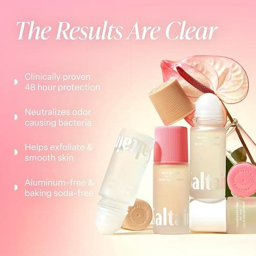 Saltair Serum Deodorant Signature Scents 2 Pack. 5% AHA Formula. Lactic Acid and Mandelic Acid Deodorant. Aluminum Free Odor Control for Women and Men. Travel Essentials, 2x 1.7oz Roll On thumbnail 2