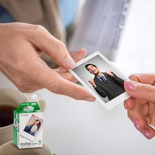 Fujifilm INSTAX Mini Instant Film (White) For Fujifilm Mini 8 & Mini 9 Cameras w/ Microfiber Cloth by Quality Photo (100 Film Sheets) thumbnail 4