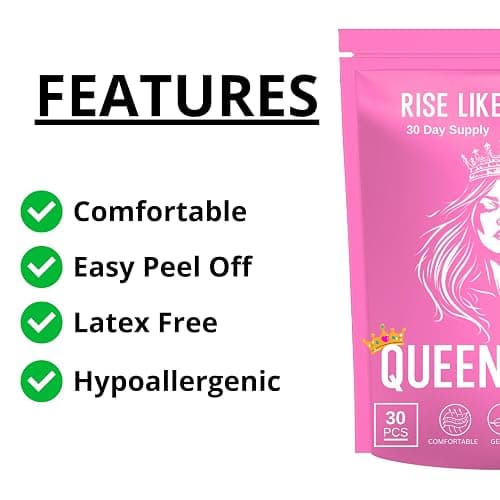 Queen Pink Tape (30 Count) Soft, Latex-Free, Athlethic, Sports, Grip Tape, Comfortable, Lifts Away Cleanly, Easy Removal Tape thumbnail 2