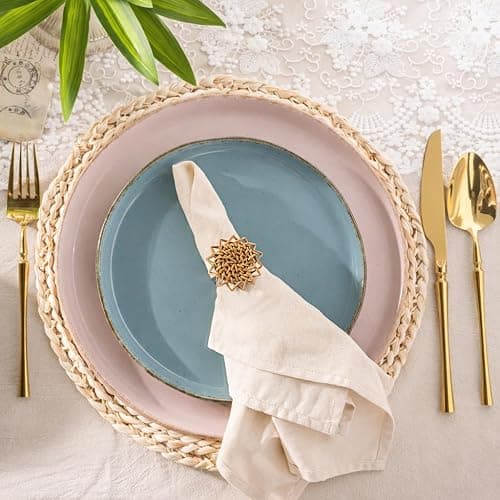 AmorArc Dinnerware Sets for 4, 12 Pieces Ceramic Plates and Bowls Set | Scratch Resistant Stoneware Dishes Set, Dishwasher & Microwave Safe, Colorful thumbnail 3