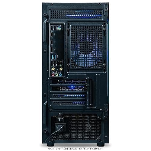 ViprTech Stryker 3.0 Gaming PC - AMD Ryzen 7 (4.1GHz Liquid Cooled), RTX 3060 12GB, 16GB DDR4 RAM, 1TB SSD, 700W PSU, WiFi BT, Win 11 Pro, RGB, Desktop Computer Prebuilt, Black thumbnail 4