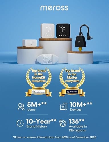 meross Smart Thermostat for Home, WiFi Thermostat Works with Matter, Alexa, Apple Home, Google Assistant, App & Voice Control, 7x24h Scheduling, Energy Saving, C-Wire Required thumbnail 9