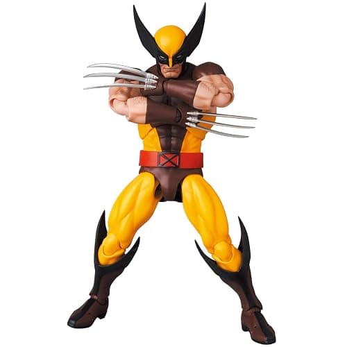 Lingtoolator MAFEX No. 138 Wolverine (BROWN COMIC Ver.) Total Height: Approx. 5.7 inches (145 mm), Painted Action Figure thumbnail 3