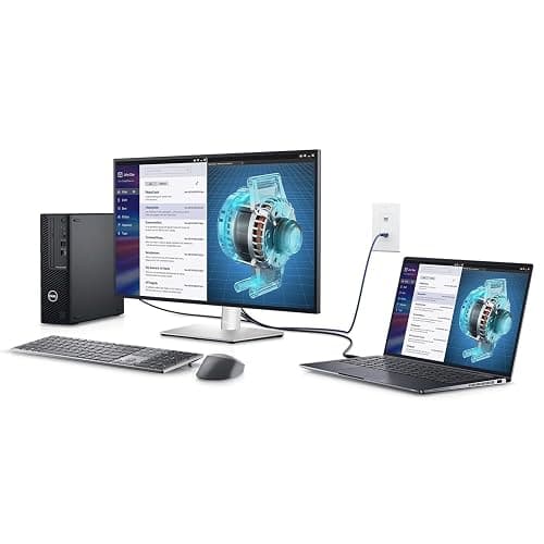 Dell P2425H Computer Monitor Screen 24" 16:9 IPS Display with Stand - 1 Year Warranty, 100Hz Full HD, 1920 x 1080 with Power Cable, Anyhdd DisplayPort, HDMI, USB 3.0 Upstream Cable & Cloth - New thumbnail 8