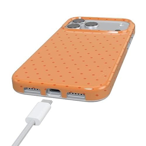 Casely iPhone 17 Pro Case | On the Dot | Orange Polka Dot | Compatible with MagSafe | Classic Ultra Thin Design thumbnail 6