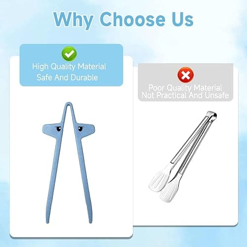 6PCS Finger Chopsticks for Gamers, Snack Grabber & Chip Helper Tool, Cute Emoji Wheat Straw Office Snack Chopsticks, Reusable Non-Slip Gaming Snacking Solution (6 Colors) thumbnail 4